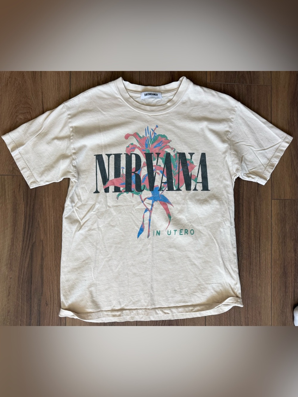 Daydreamer Nirvana In Utero T Shirt White Single Size Small Womens